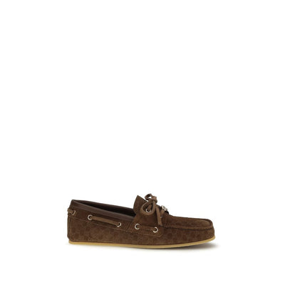 Gucci Brown Calf Leather Slip-On Loafers