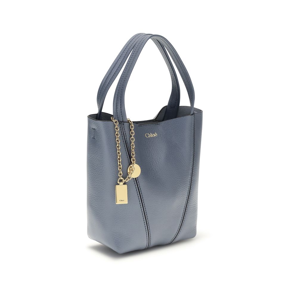 Chloé Blue Calf Leather Shoulder Bag