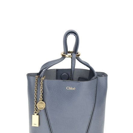 Chloé Blue Calf Leather Shoulder Bag