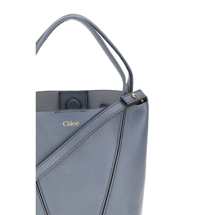 Chloé Blue Calf Leather Shoulder Bag