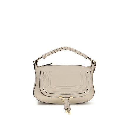 Chloé Beige Calf Leather Shoulder Bag - Women