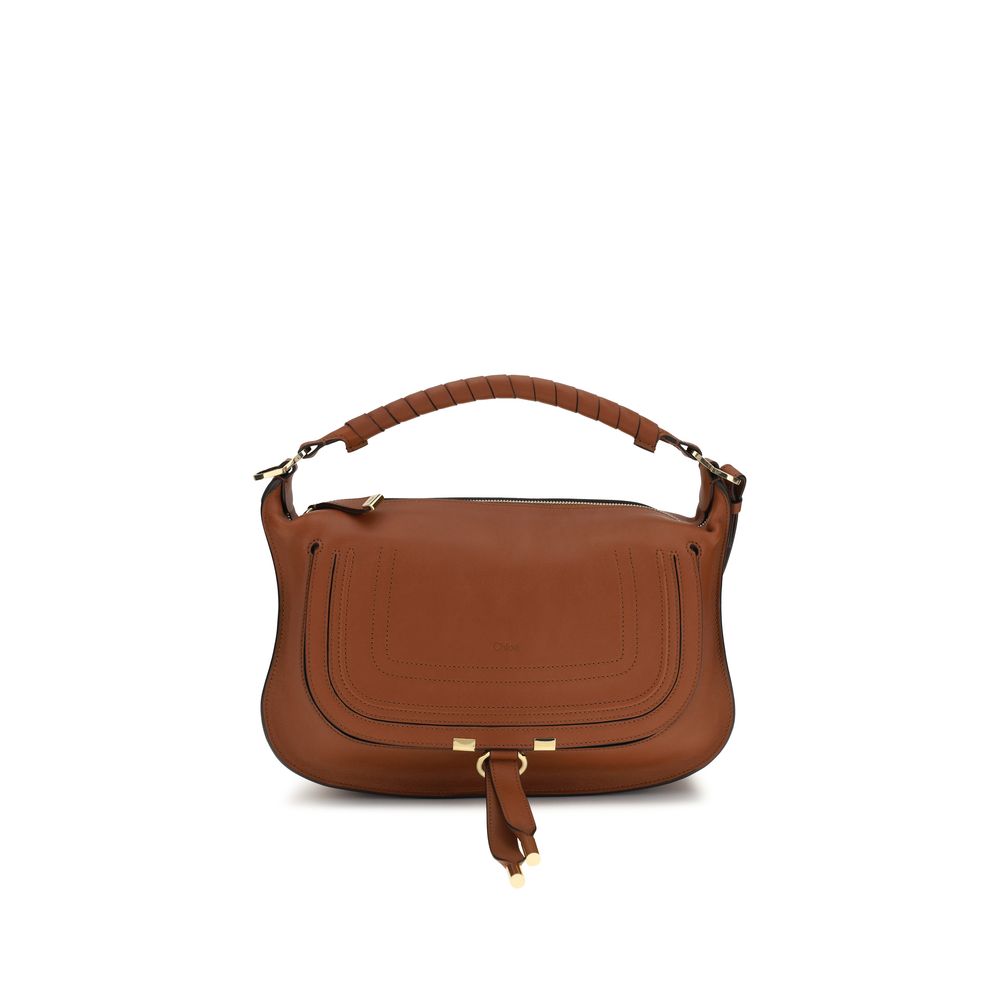 Chloé Brown Calf Leather Shoulder Bag - Women