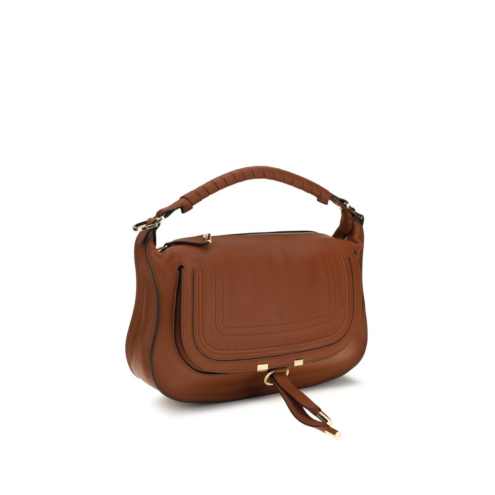 Chloé Brown Calf Leather Shoulder Bag - Women