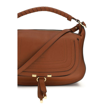 Chloé Brown Calf Leather Shoulder Bag - Women