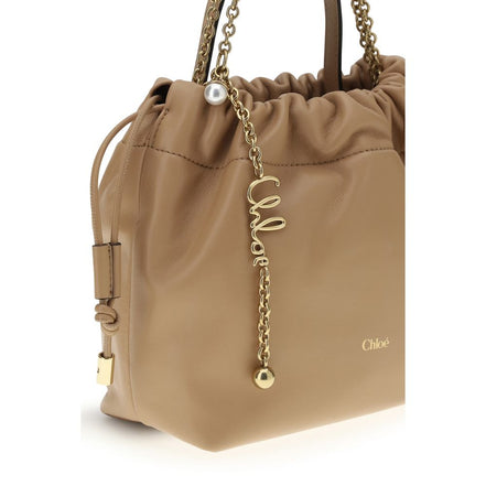 Chloé Beige Lambskin Shoulder Bag