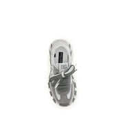 Dolce & Gabbana Sneakers Atletiche in Pelle di Vitello Grigia Bos Taurus