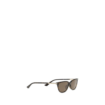 Lunettes de soleil Alexander McQueen en acétate marron