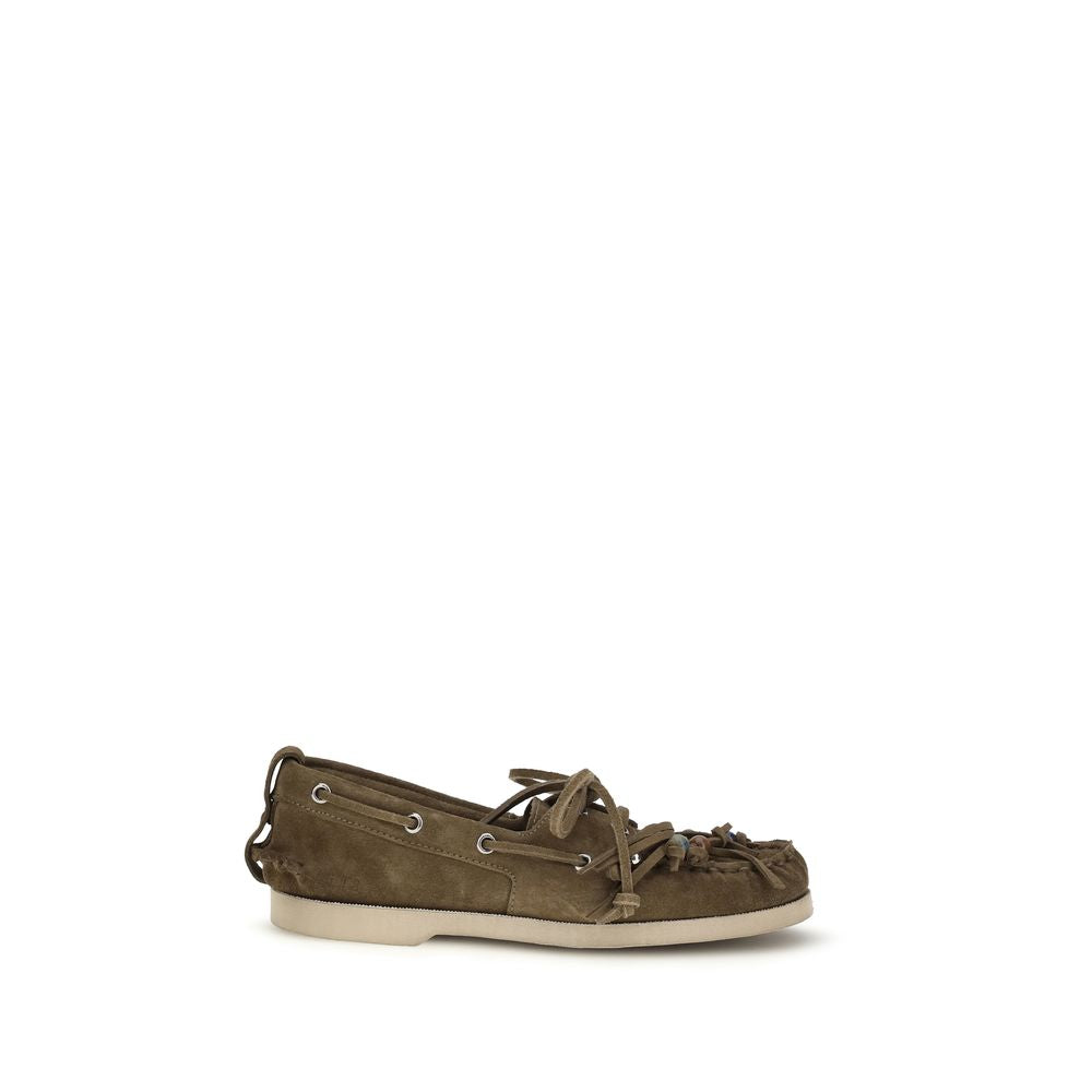 Golden Goose Bicolor Slip-On Loafers