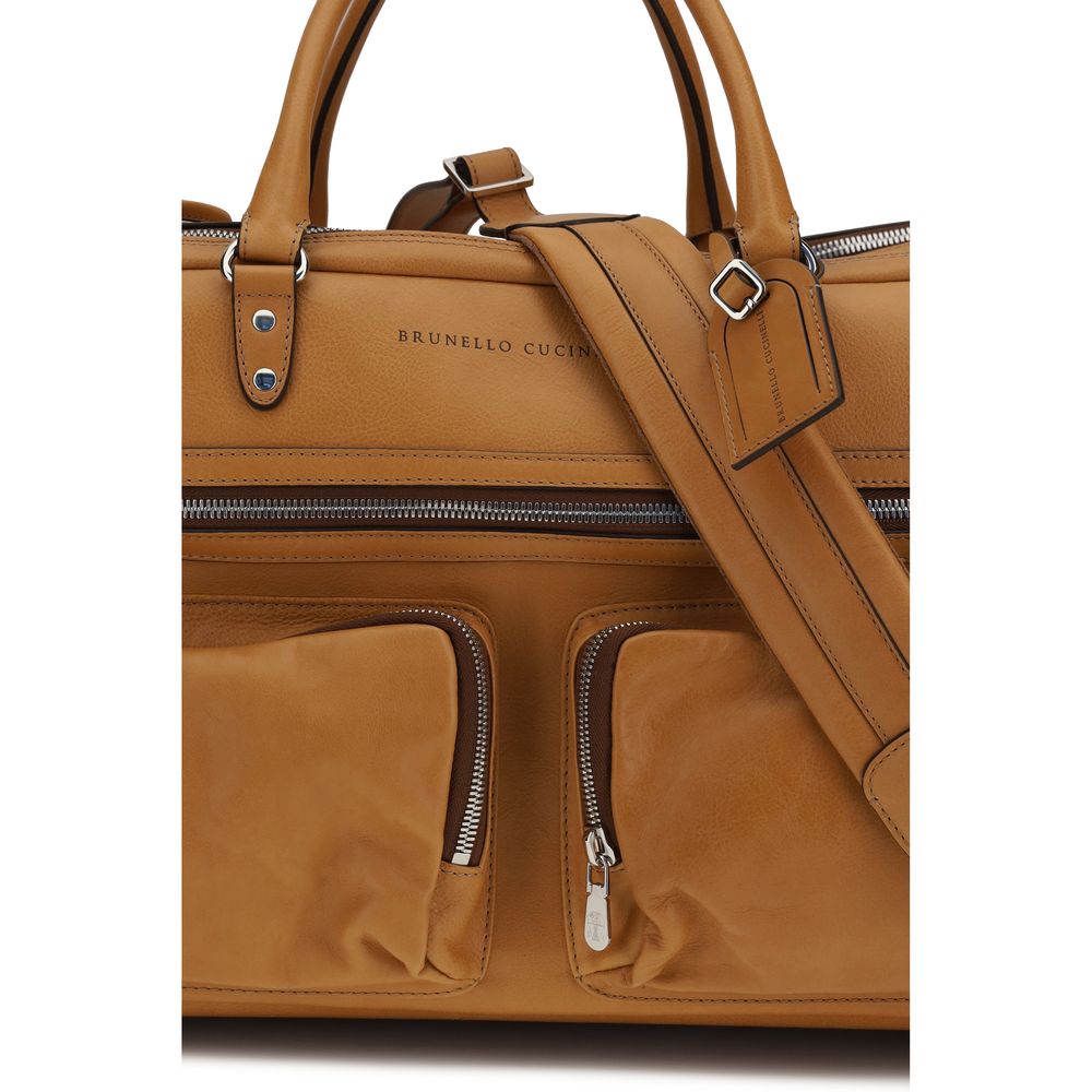 Brunello Cucinelli Brown Luggage And Travel