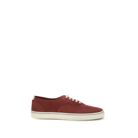 Brunello Cucinelli Bordeaux Low Top Sneakers
