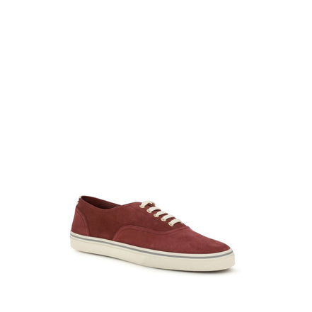 Brunello Cucinelli Bordeaux Low Top Sneakers