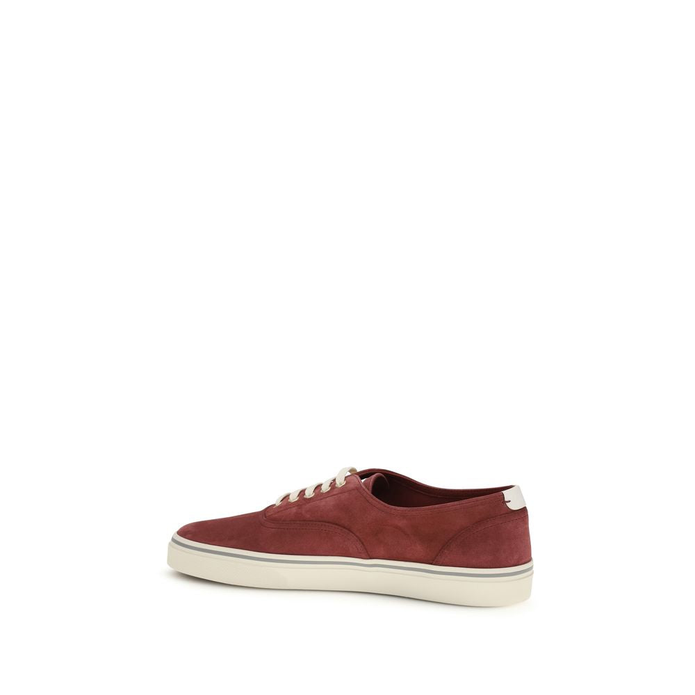 Brunello Cucinelli Bordeaux Low Top Sneakers