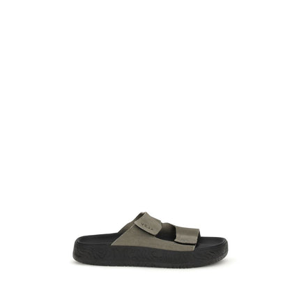 Veja Bicolor Calf Leather Flat Sandals