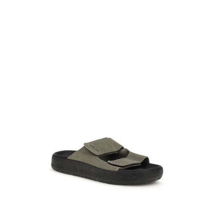 Veja Bicolor Calf Leather Flat Sandals