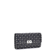 Valentino Garavani Black Leather Shoulder Bag