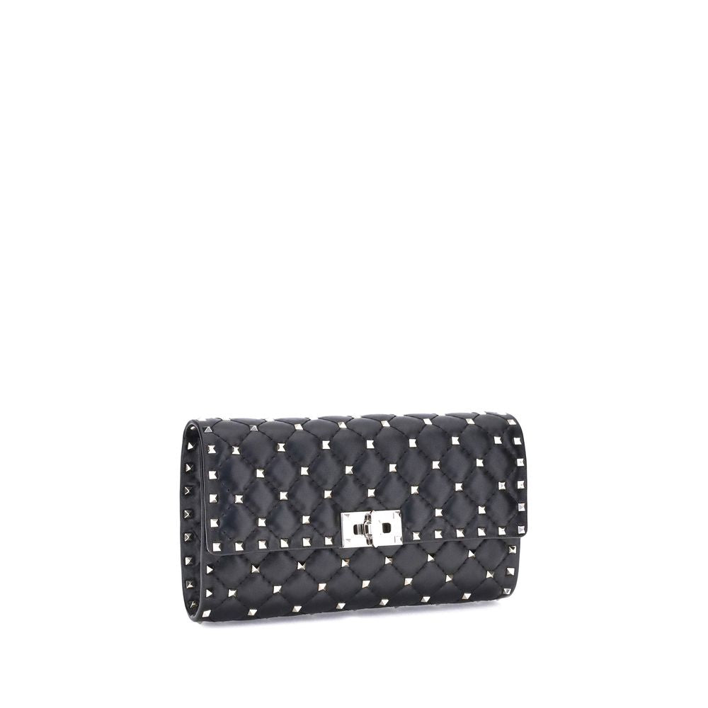 Valentino Garavani Black Leather Shoulder Bag