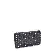 Valentino Garavani Black Leather Shoulder Bag