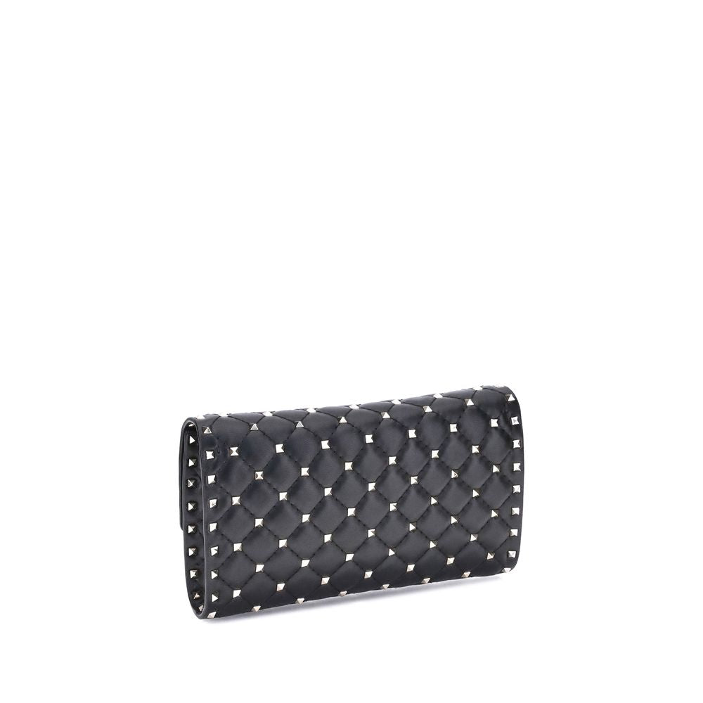 Valentino Garavani Black Leather Shoulder Bag