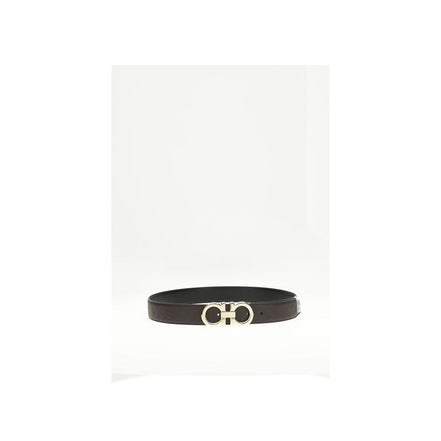 Ferragamo Brown Calf Leather Regular Belt