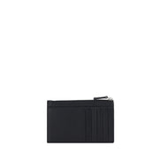 Portefeuille Balenciaga en cuir de veau noir Bos Taurus