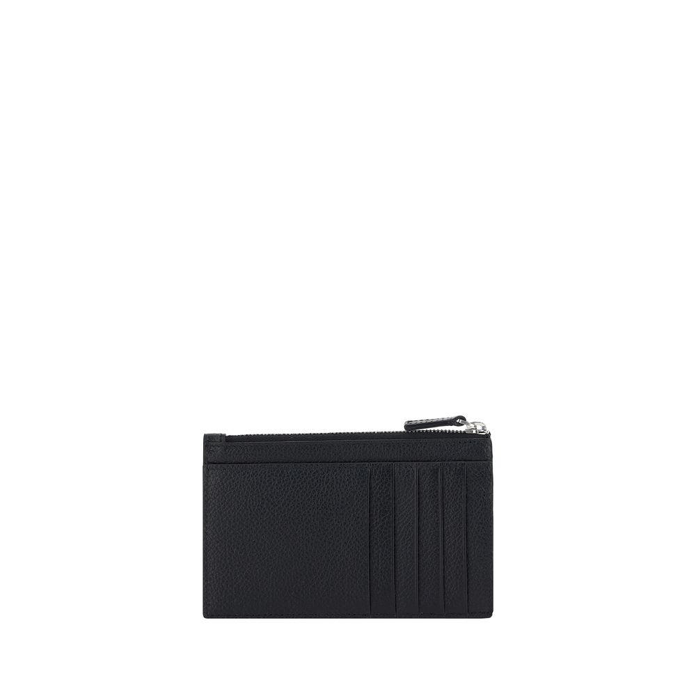 Portefeuille Balenciaga en cuir de veau noir Bos Taurus