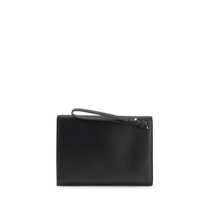 Ferragamo Black Calf Leather Wallet