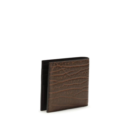 Ferragamo Brown Calf Leather Wallet
