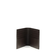 Portafoglio Ferragamo in pelle di vitello marrone Bos Taurus
