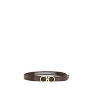 Ceinture classique en cuir de veau marron Ferragamo Bos Taurus