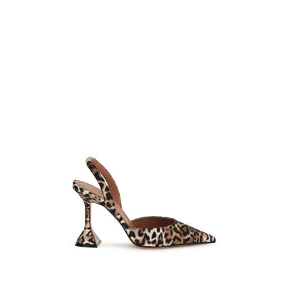 Amina Muaddi Multicolor Calf Leather High Heel Pumps