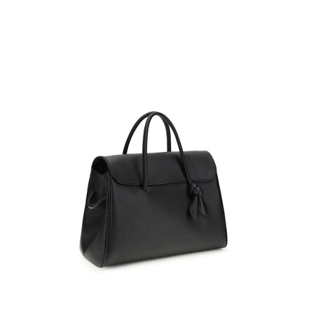 Jacquemus Black Leather Handbag