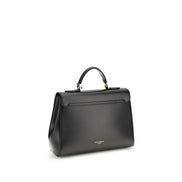 Sac à bandoulière Dolce & Gabbana en cuir de veau noir Bos Taurus