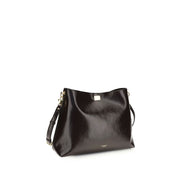 Sac à bandoulière Dolce & Gabbana en cuir de veau marron Bos Taurus