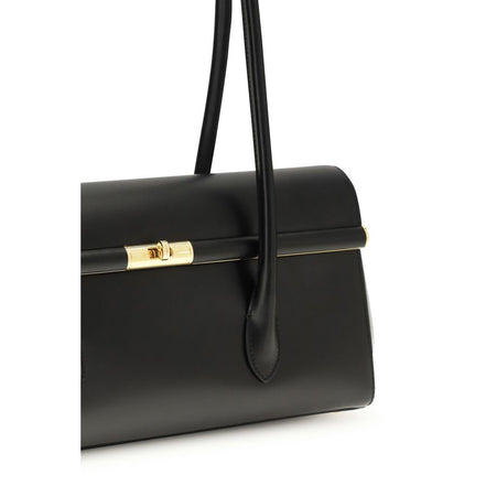 Sac à bandoulière Dolce & Gabbana en cuir de veau noir Bos Taurus