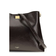 Sac à bandoulière Dolce & Gabbana en cuir de veau marron Bos Taurus