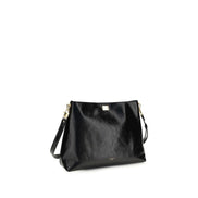 Sac à bandoulière Dolce & Gabbana en cuir de veau noir Bos Taurus