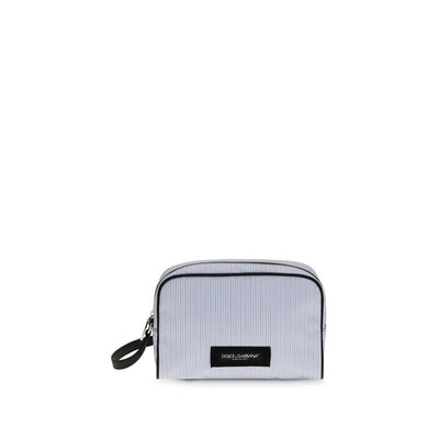 Borsa a mano Dolce & Gabbana in cotone blu
