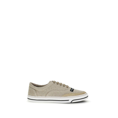 Dolce & Gabbana Sneakers Basse in Lino Beige