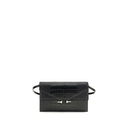 Tom Ford Black Leather Shoulder Bag
