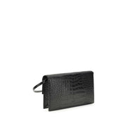 Tom Ford Black Leather Shoulder Bag