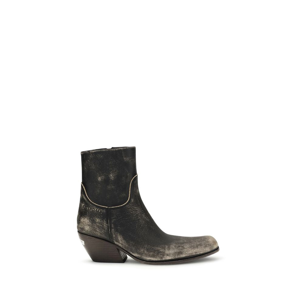 Bottes Balenciaga Bos Taurus en cuir de veau noir