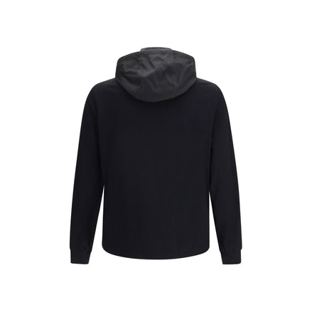 Prada Black Cotton Full-Length Jacket