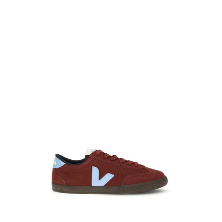 Veja Bordeaux Calf Leather Athletic Sneakers
