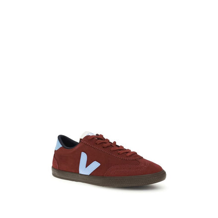 Veja Bordeaux Calf Leather Athletic Sneakers