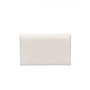 Jimmy Choo White Avenue Leather Shoulder Strap Bag