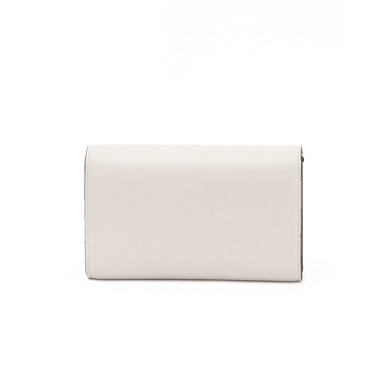 Jimmy Choo White Avenue Leather Shoulder Strap Bag
