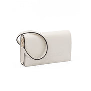 Jimmy Choo White Avenue Leather Shoulder Strap Bag