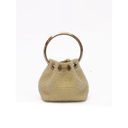 Jimmy Choo Yellow Bon Micro Crystals Bucket