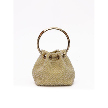 Jimmy Choo Yellow Bon Micro Crystals Bucket