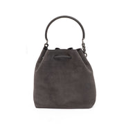 Jimmy Choo Secchiello Bon Bon in camoscio grigio scuro